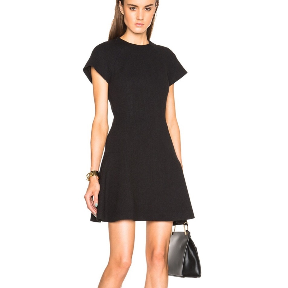 PROENZA SCHOULER Wool Jersey Flare Skirt Dress